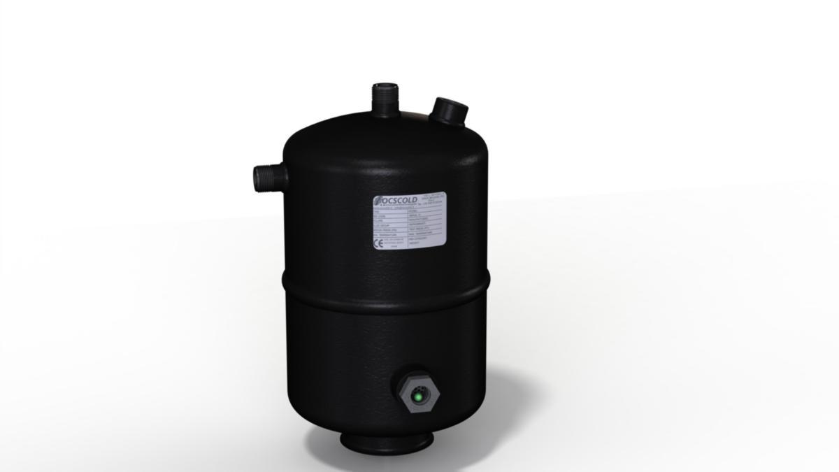Vertikala köldmediebehållare ALSRV - Köldmedieb. vertikal 1L 45 Bar ALSRV1020148A RLV 1L d.102x148
