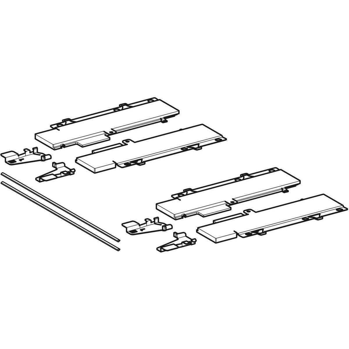 Ifö Elegant push-open beslag - IFÖ ELEGANT SATS PUSHOPEN BESLAG FÖR LÅDOR B60