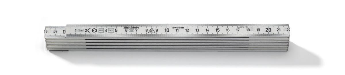 Måttstock Hultafors A59 aluminium - MÅTTSTOCK HULTAFORS ALUM 59-2M 10 DEL M/M
