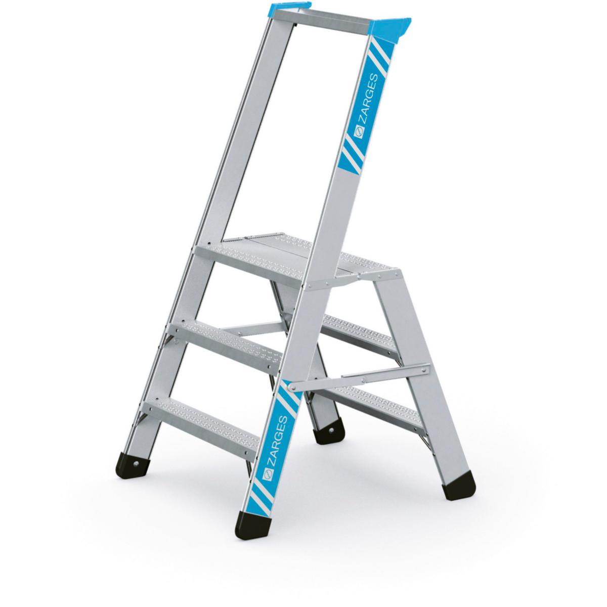 Säkerhetsbock Zarges Seventec RC SP - SÄKERHETSBOCK ZARGES SEVENTEC RC SP 3STEG PLF. HÖJD 660MM