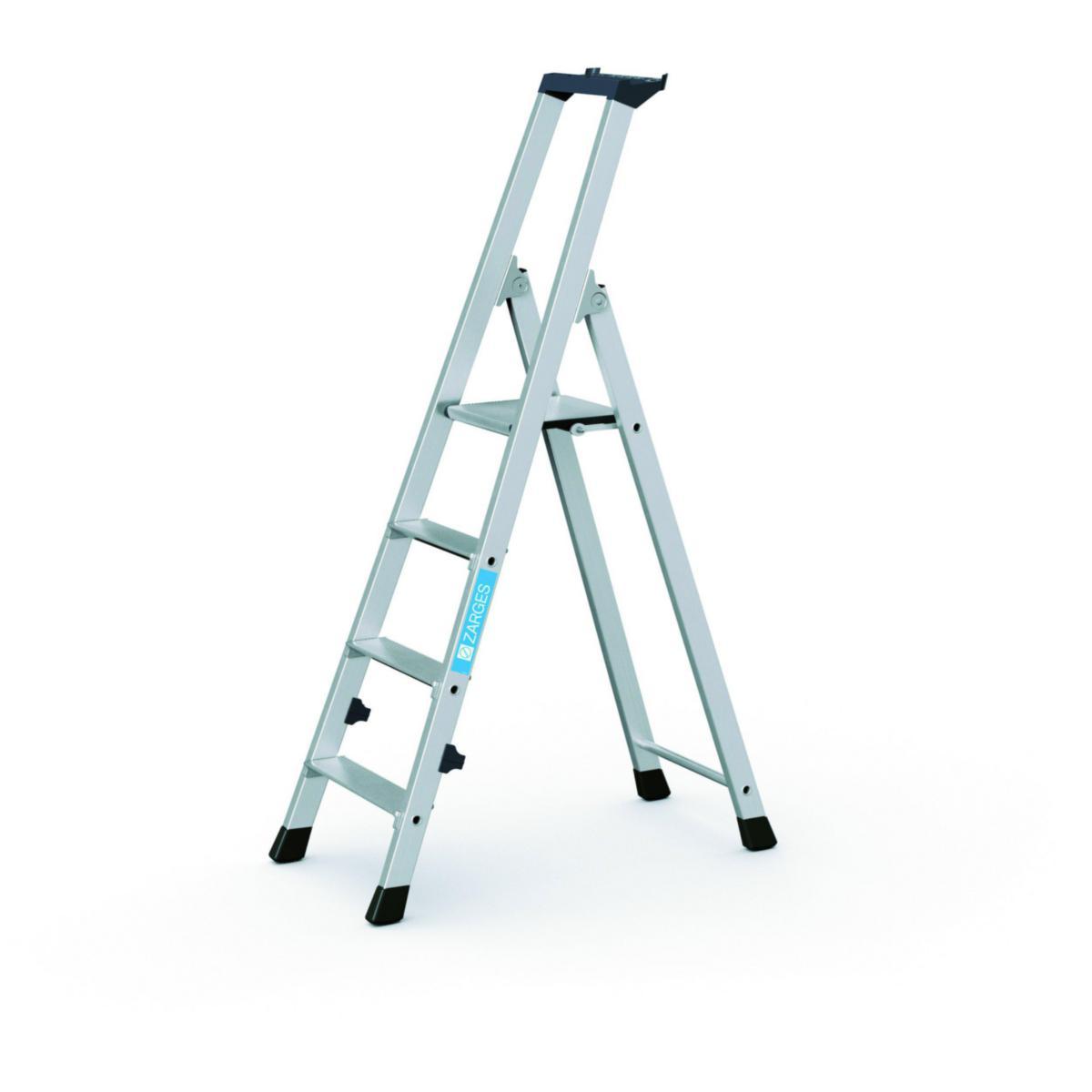 Trappstege Zarges Z300 - TRAPPSTEGE ZARGES NOVA S 4-STEG PLF HÖJD 0.83M 42454
