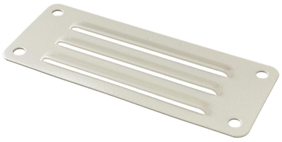Ventilationsflänsar FP av plåt - VENT FLÄNS PLÅT RAL 7033 FPBG 21 GÄLAR LÄNGS