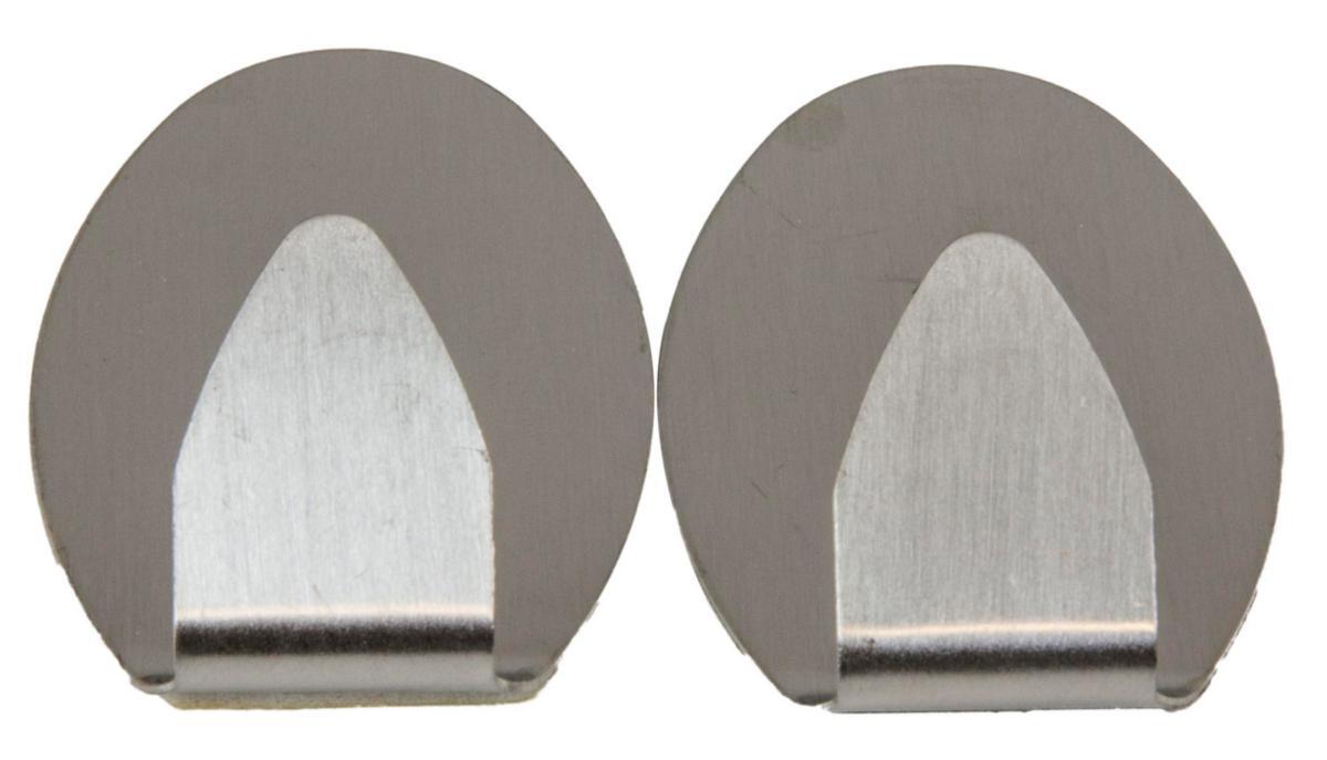 Krok oval, Target - KROK STÅL OVAL MEDIUM 2-P SJÄLVHÄFTANDE TARGET