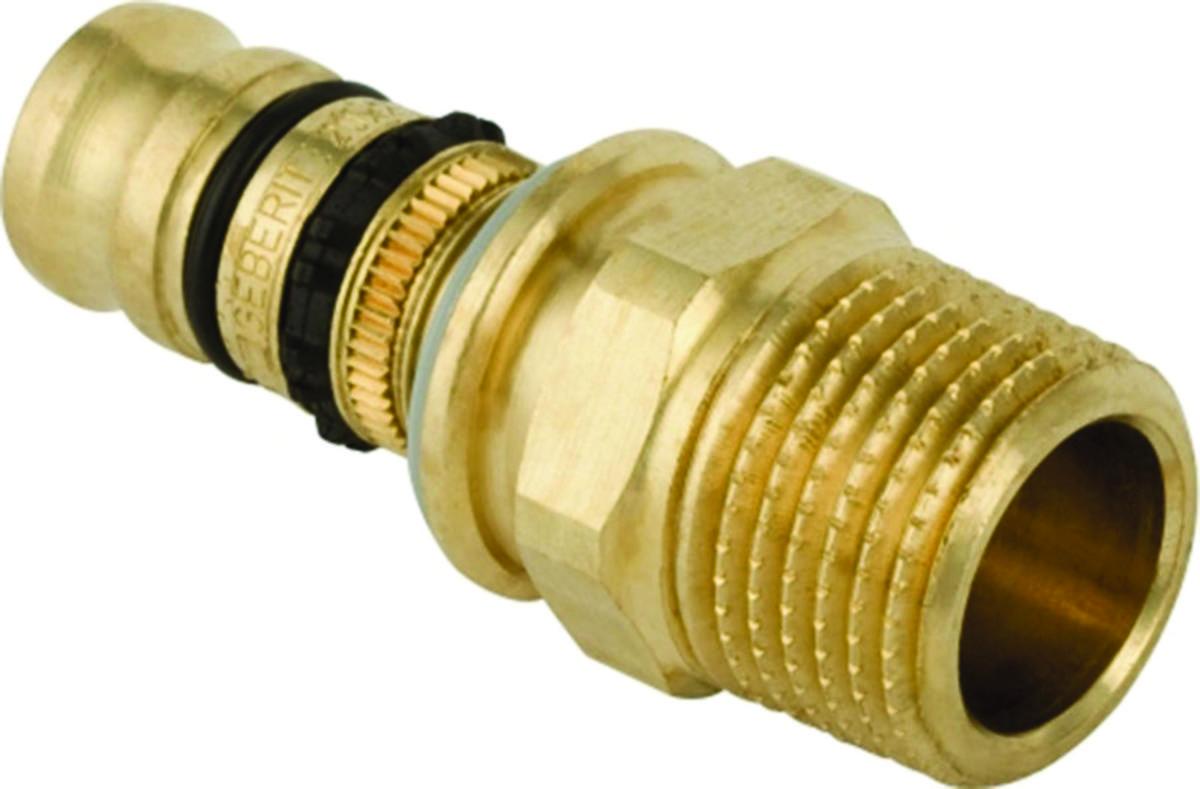 Övergång utvändig gänga, Mepla - MEPLA ADAPTER UTV RG, 20XR20 GEBERIT