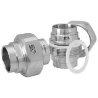 Koppling plan tätning, svetsansl. rostfria, LR-131 S/S, EN 1.4404