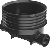 Tillsynsbrunn 400, Uponor, rakt genomlopp