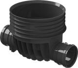 Tillsynsbrunn 400, Uponor, rakt genomlopp