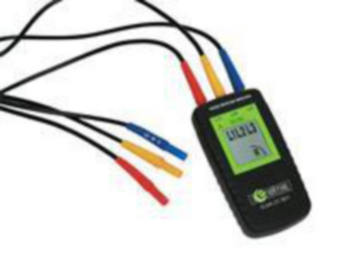 Fasföljdsvisare DT 901, KAT IV med LCD-display - FASFÖLJDSVISARE ELMA DT901 