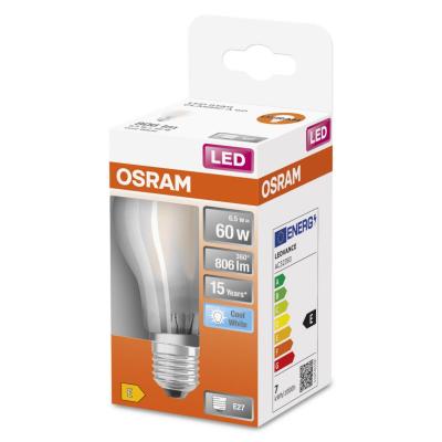 LED-LAMPA NORMAL (60) E27 MATT 840 CL A OSRAM