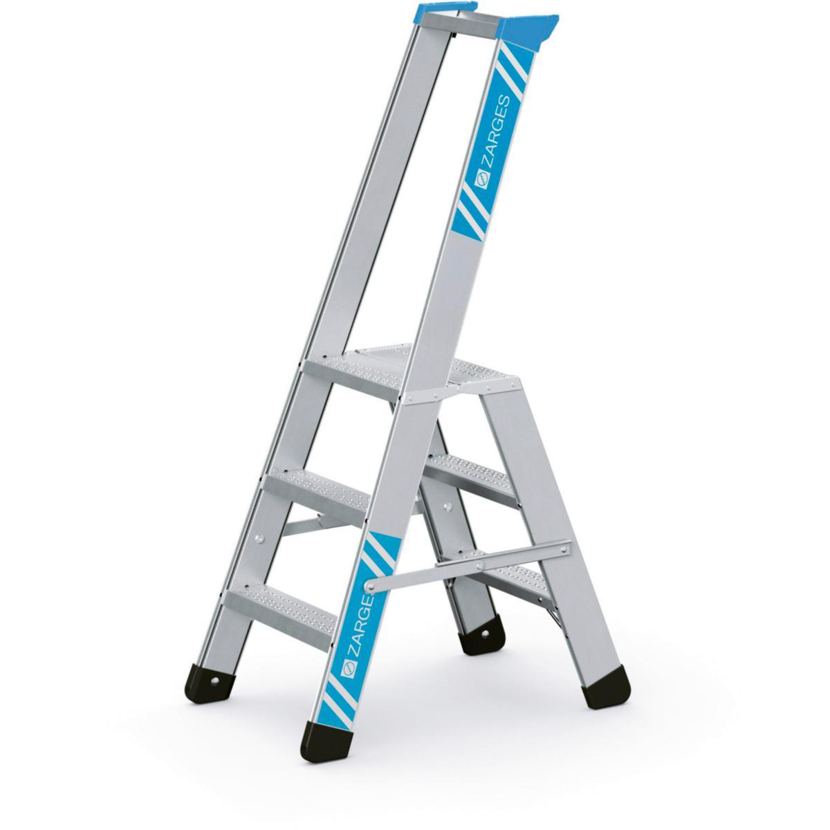 Trappstege Zarges Seventec RC S - TRAPPSTEGE ZARGES RC S 3-STEG 40493