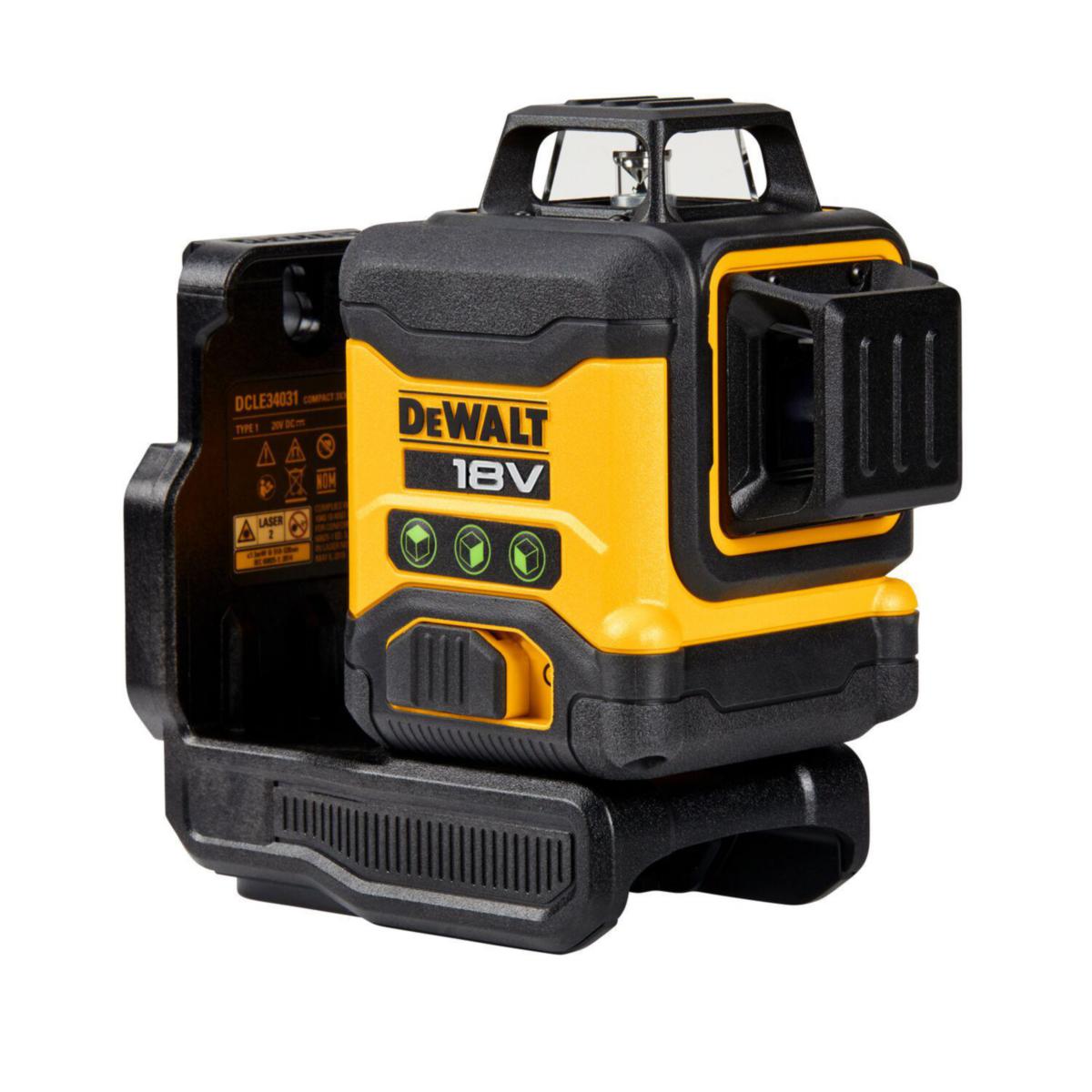 Krysslinjelaser DEWALT DCLE34031N SOLO - KRYSSLINJELASER DCLE34031N-XJ DEWALT KOMPAKT 18V 3X360º SOLO