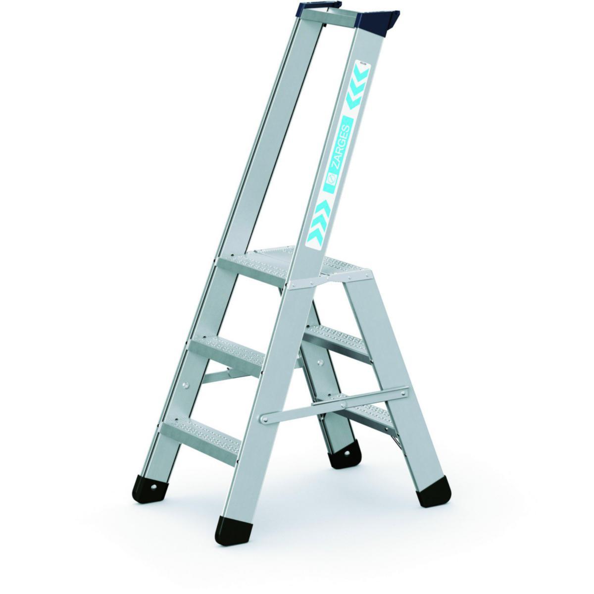 Trappstege Zarges Seventec RC S - TRAPPSTEGE ZARGES RC S 3-STEG 40493