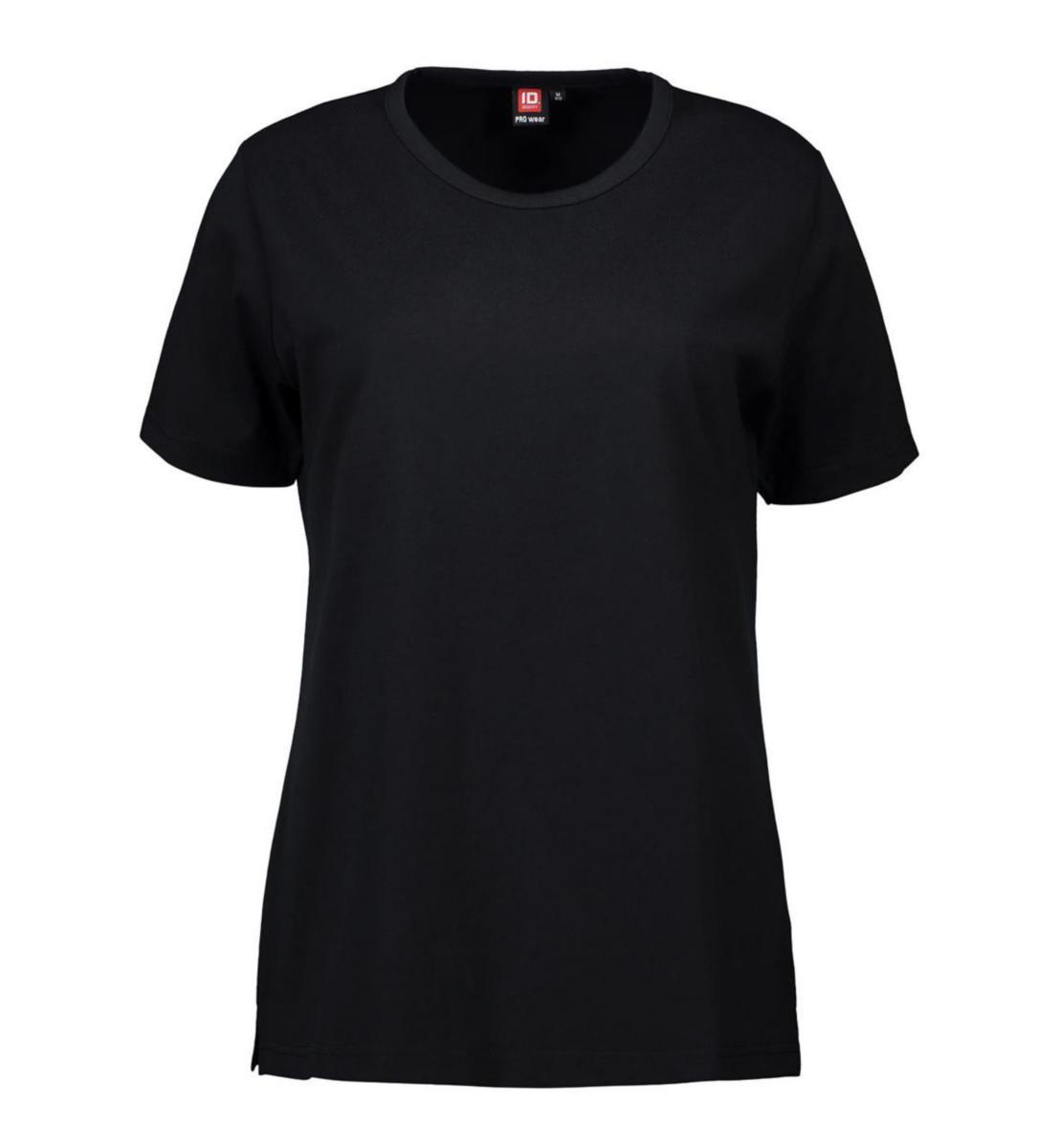 T-shirt ID Identity 0312 Dam - T-SHIRT ID IDENTITY 0312 DAM PRO WEAR SVART STL XS
