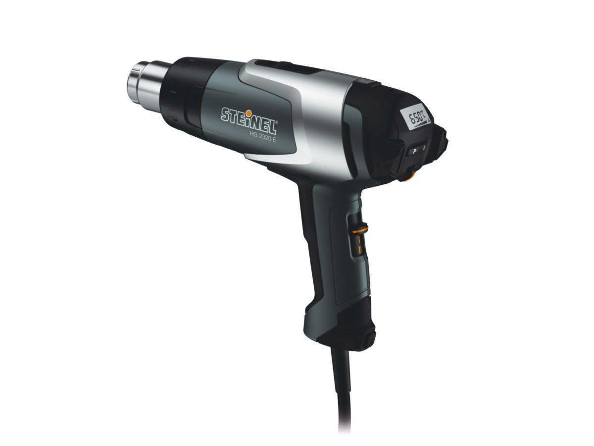 Hetluftspistol Steinel HG 2320E inkl. väska. - HETLUFTSPISTOL STEINEL HG2320E 2300W 80-630°C LCD-DISPLAY