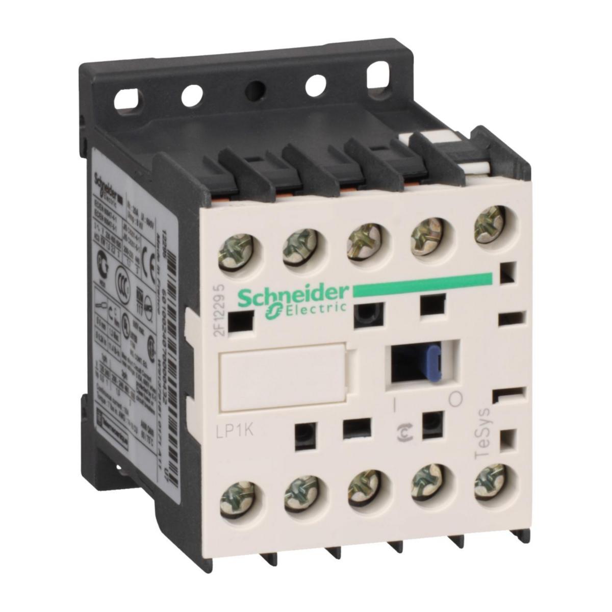 Minikontaktor LP1K DC manövrerade - KONTAKTOR 12A 5,5KW LP1K1210BD