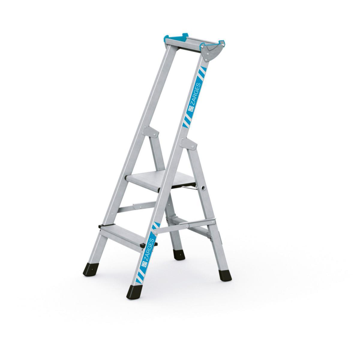Trappstege Zarges XL Step S - TRAPPSTEGE ZARGES XLSTEP S 2-STEG ELOXERAD 41089