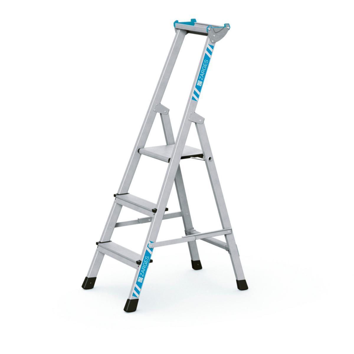 Trappstege Zarges XL Step S - TRAPPSTEGE ZARGES XLSTEP S 3-STEG ELOXERAD 41090