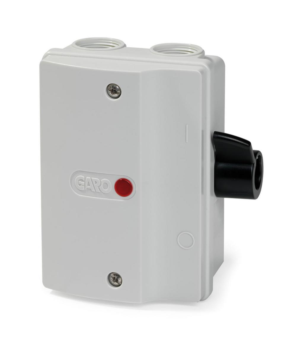Strömbrytare kapslad BG 16-25 A - STRÖMBRYTARE GRÅ LAMPA 3P 16A