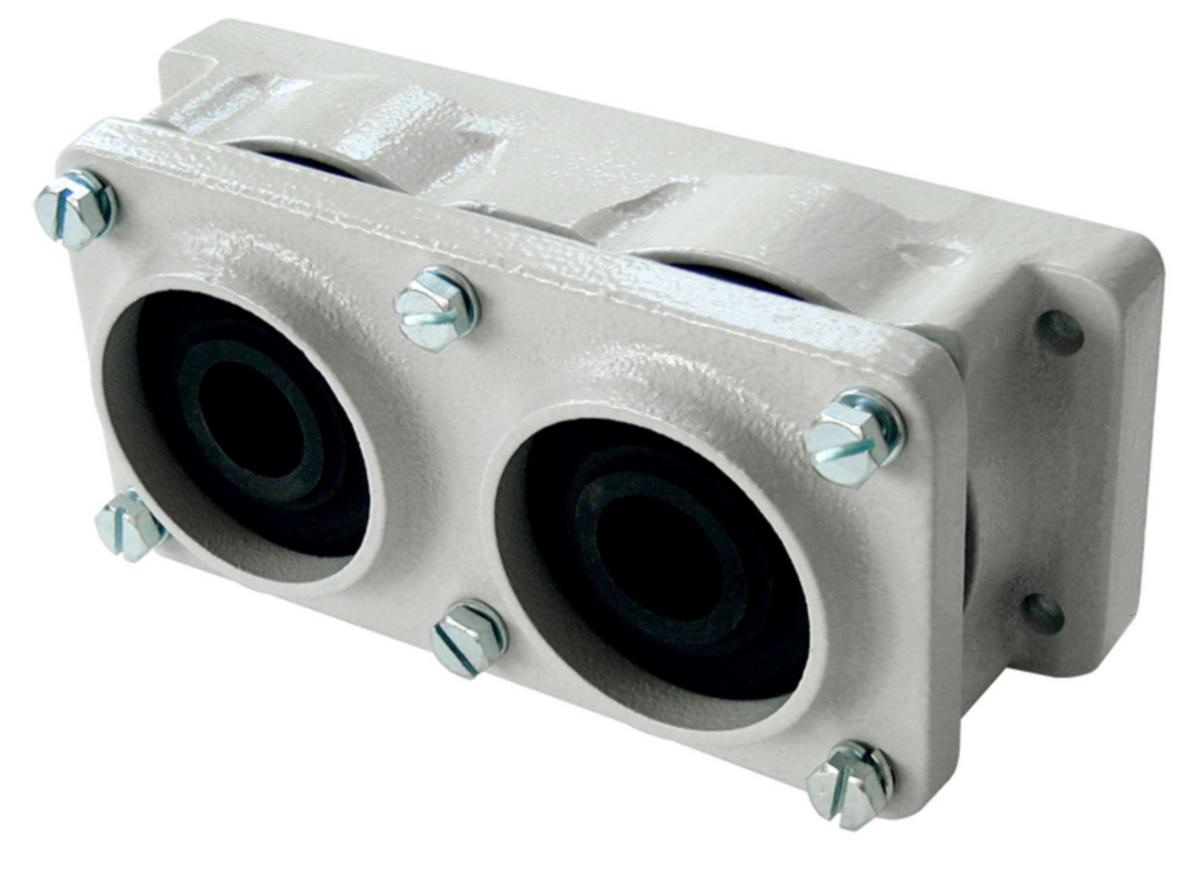 Jordkabelfläns LNPA FL 21, låg - FLÄNS LNPA 2125/26 LÅG 20-60MM PLASTJORDKABELFLÄNS L-METALL