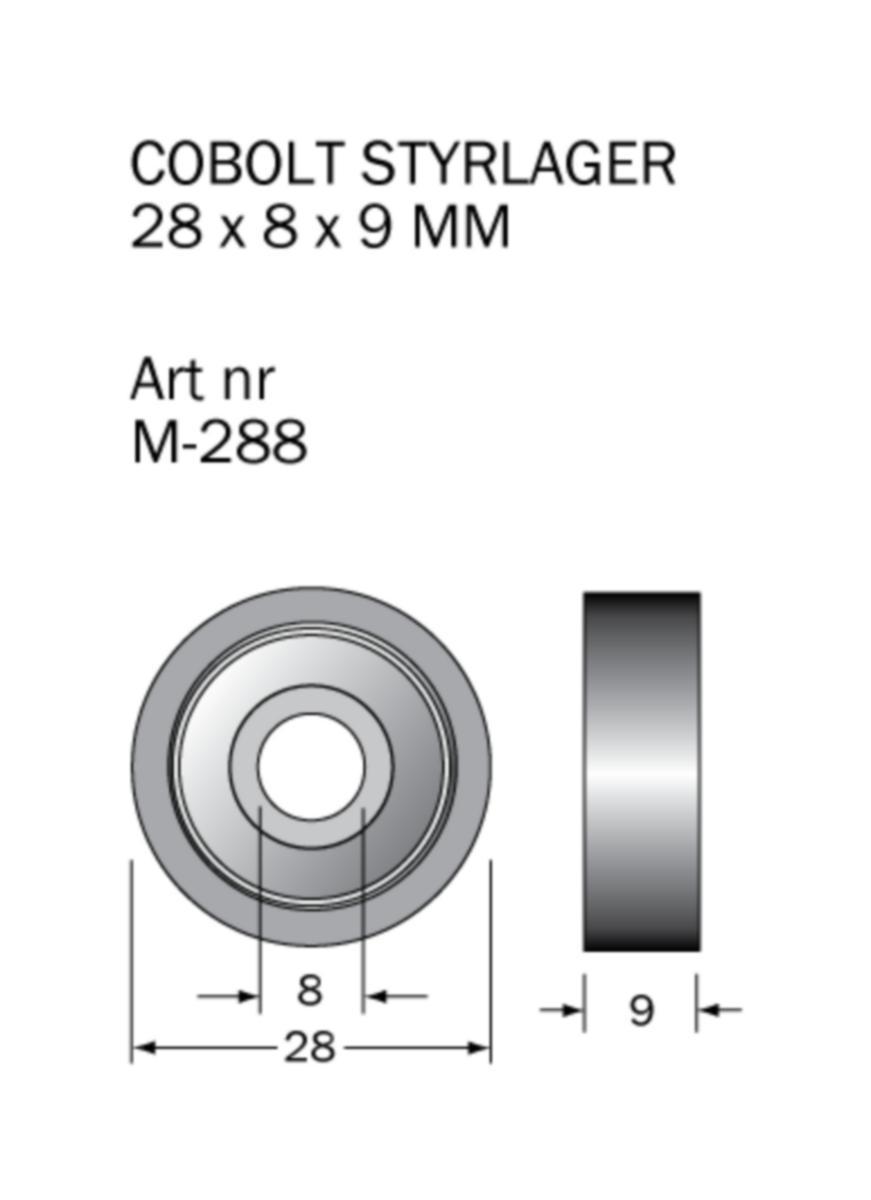 Kullager Cobolt - KULLAGER COBOLT D28/8 H9