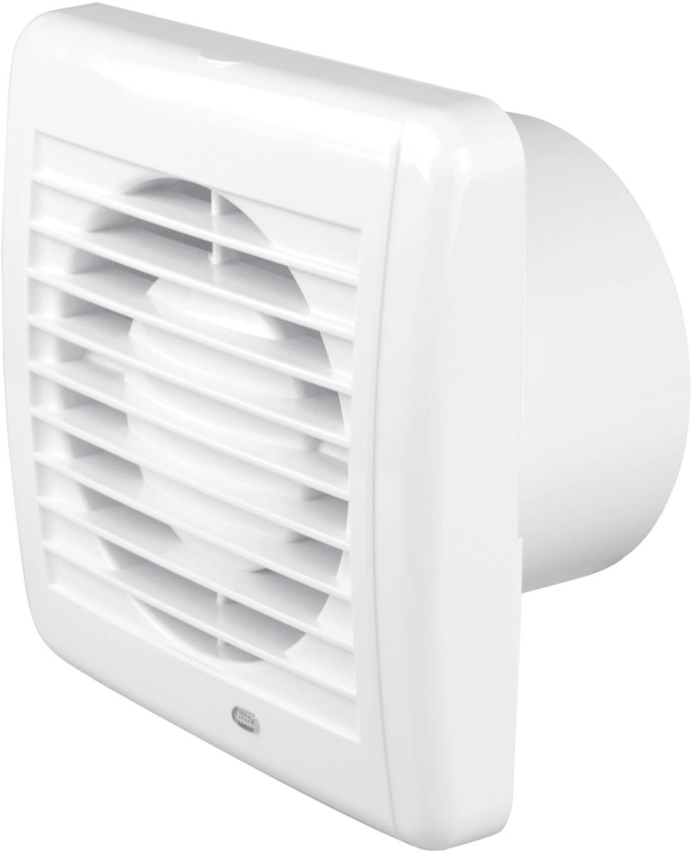 Badrumsfläkt B TH, fuktsensor och timer, Flexit - BADRUMSFLÄKT 100B TH 100MM IP34 400052 FLEXIT