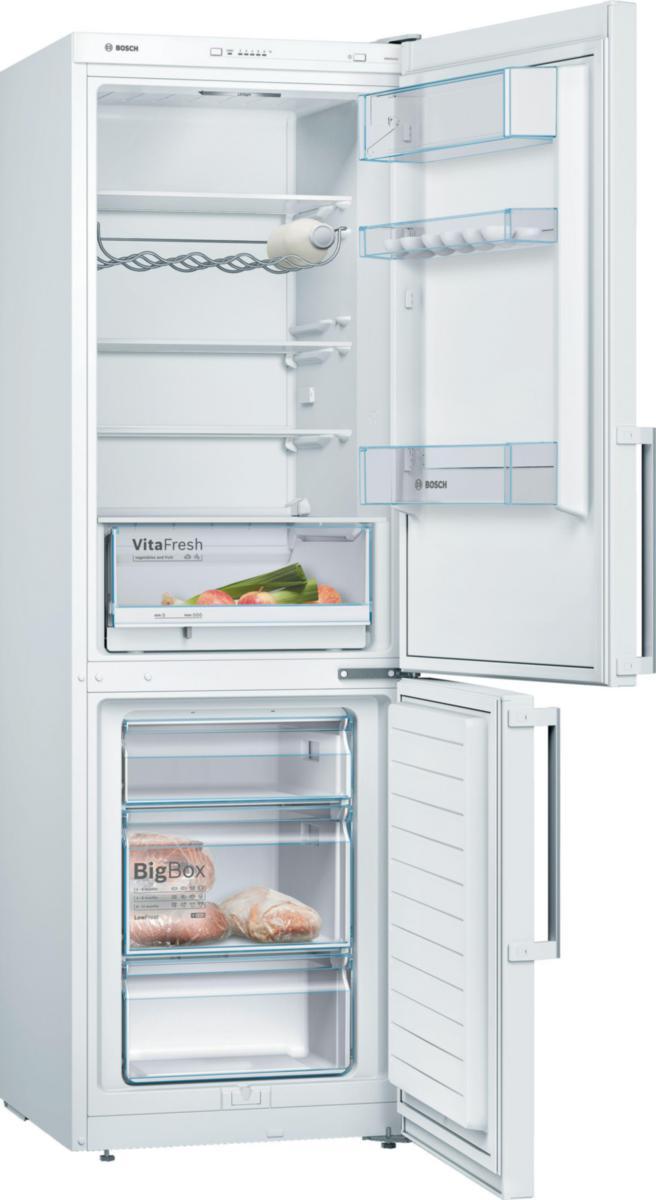 Kyl/frys, 186 cm, Serie 4 - KYL/FRYS KGV366WEP 186 CM VIT HÖGER BOSCH