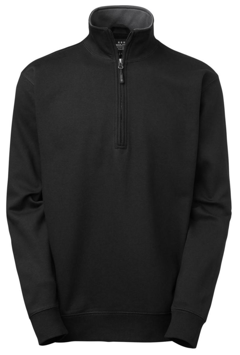 Tröja South West Webber 224 - TRÖJA SOUTH WEST WEBBER 224 HALVZIP SVART STL M