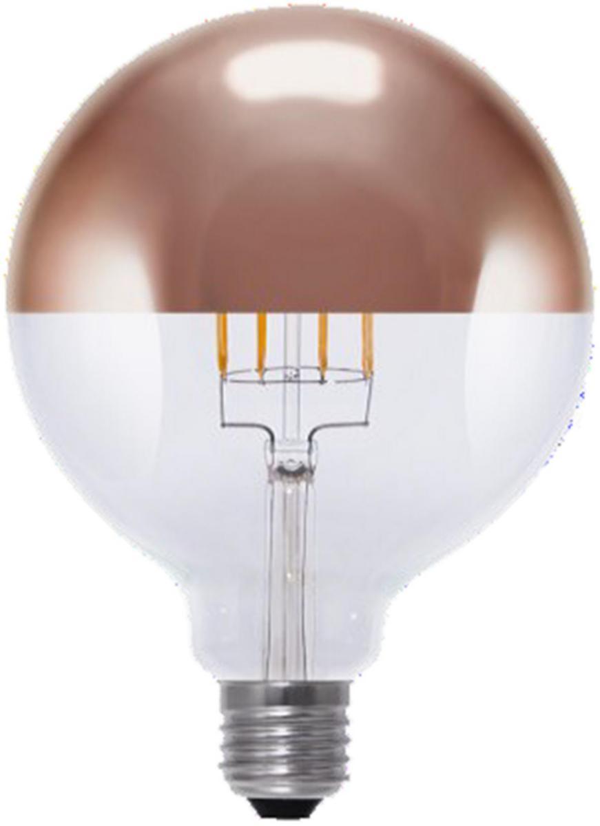LED-lampa Toppförspeglad E27 Dimbar - LED FIL KOPPAR TF G125 8W E27