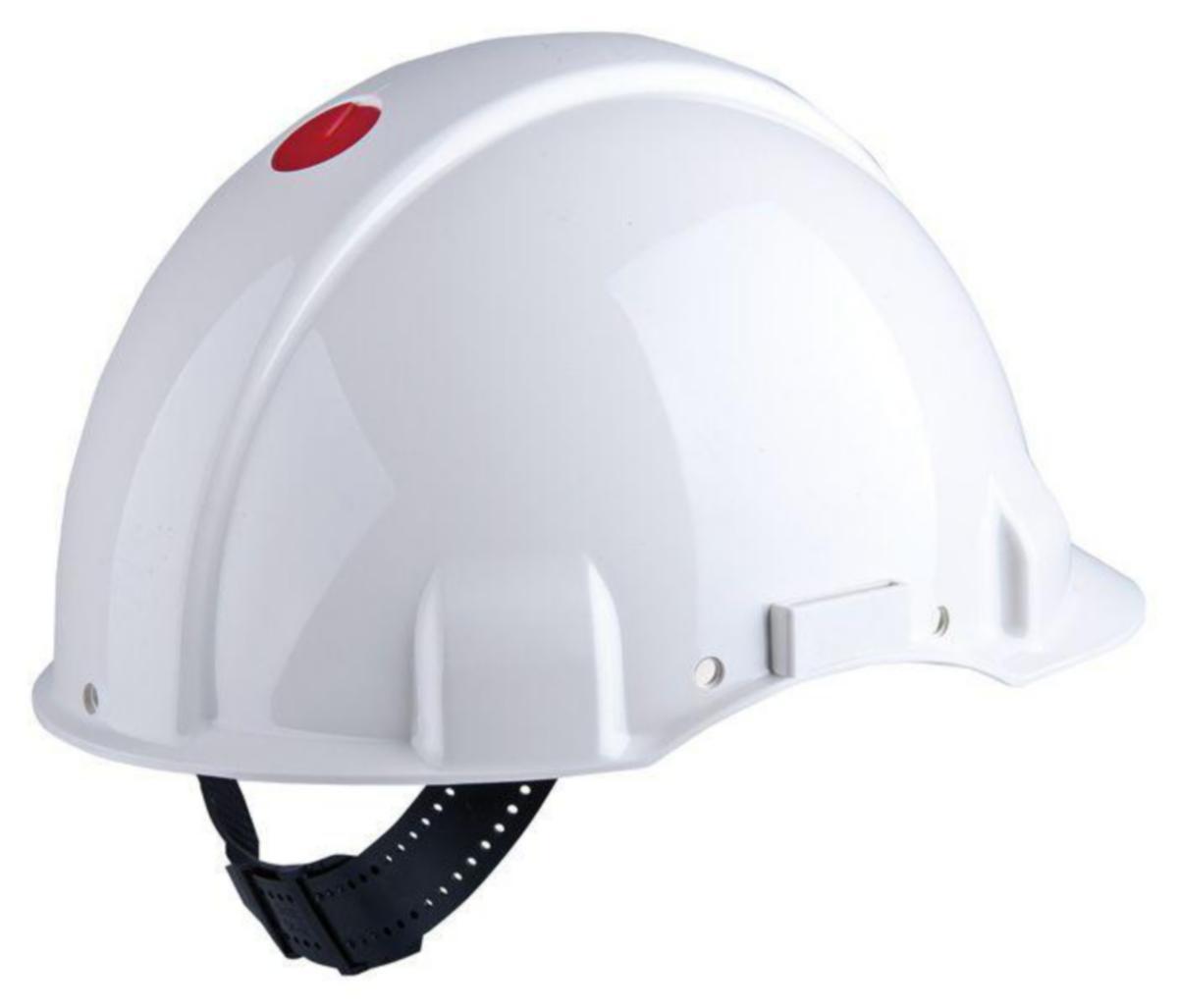 Skyddshjälm 3M G3001 med UV-indikator - HJÄLM PELTOR G3001 UVICATOR VIT 1000V STD.INR.UTAN HAKBAND