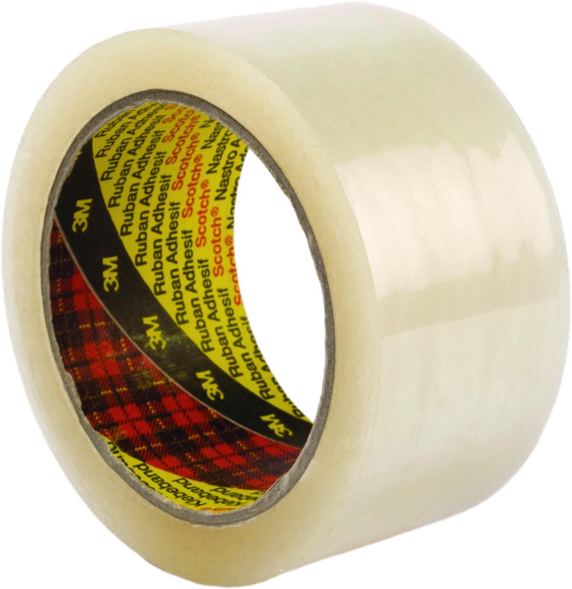 Packtejp, Scotch, 3M - PACKTEJP 50MMX0.065MM 66M TRANSPARENT SCOTCH 3M