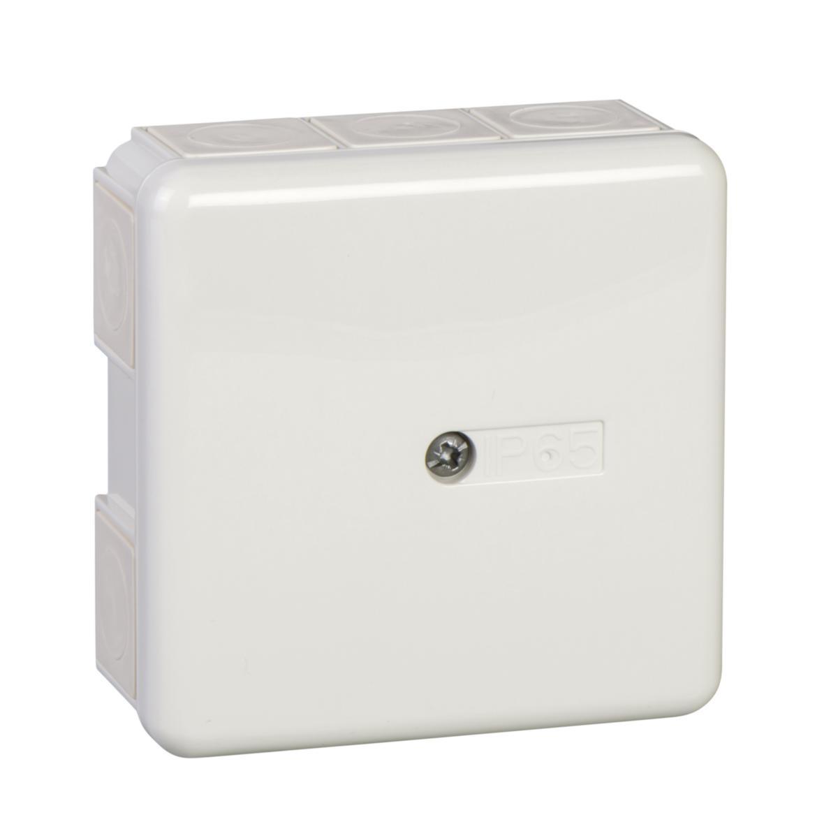 Kopplingsdosa U56, 5-polig skruvplint, Schneider Electric - KOPPLINGSDOSA U56 VIT IP65 5-POL SKRUVPLINT SCHNEIDER