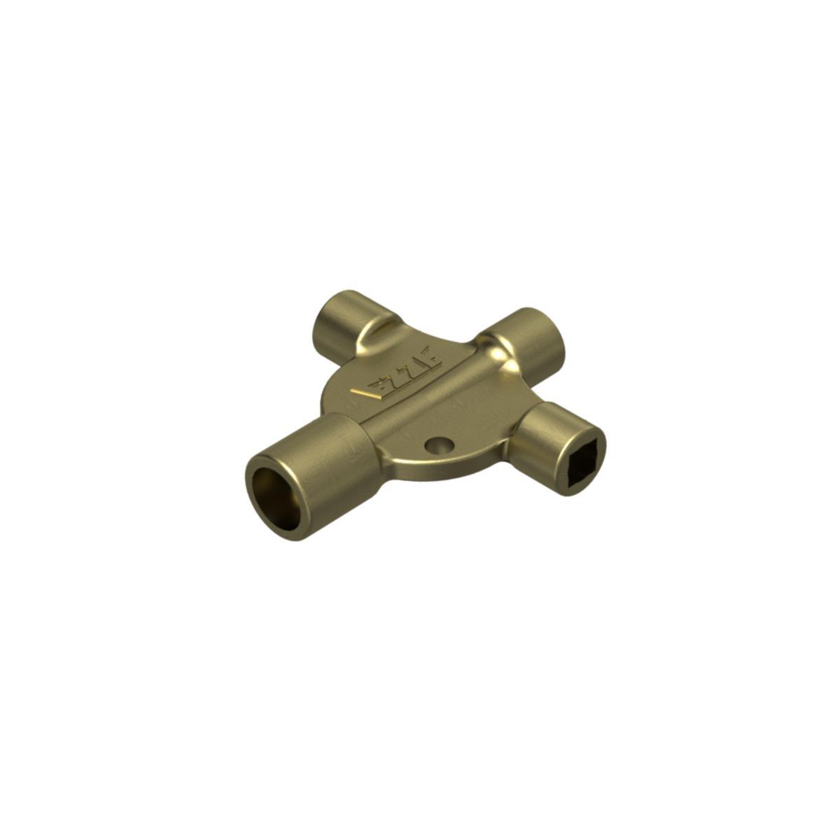 4-vägsnyckel till luftningsventiler - 4VÄGSNYCKEL F LUFTN.VENTIL 4.5MM.5MM OCH TP