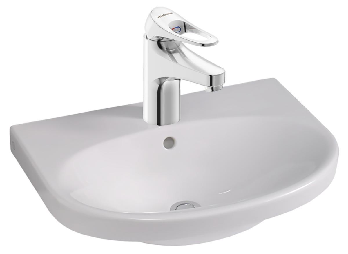Tvättställspaket Gustavsberg Nautic 5556 - GBG TVST-PKT NAUTIC 5556 / FMM 9000XE BL. SILIVIPPVENTIL