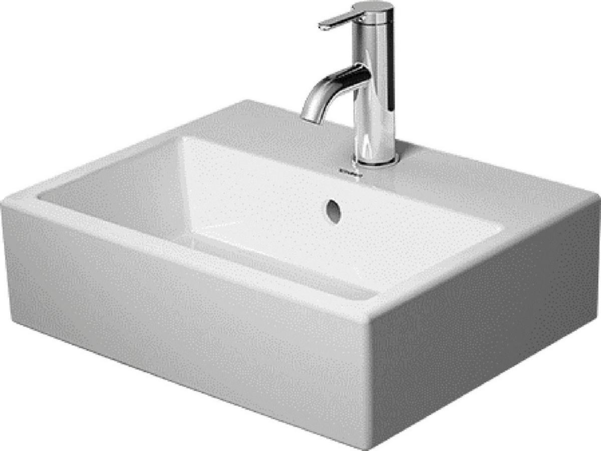 Tvättställ Vero AIR, Duravit - DURAVIT VERO AIR TV.ST 45 CM BULTHÄNGT. BULTAR INGÅR EJ