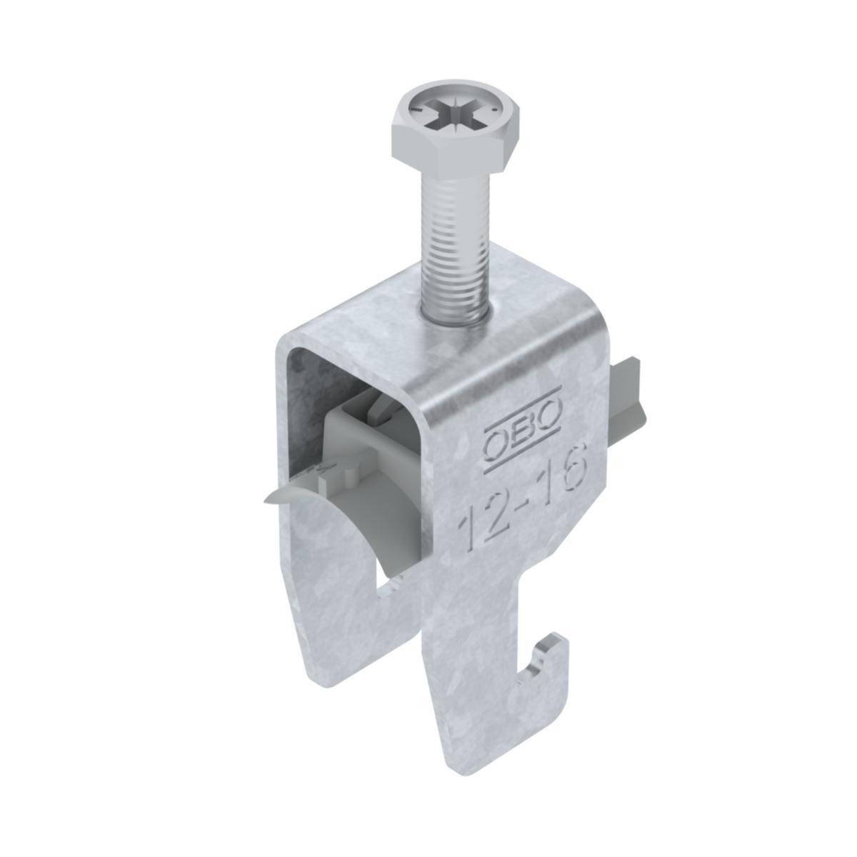 Kabelhållare VFZ enkel med plast U-profil - KABELHÅLLARE U1 12-16MM VFZ BS-U1-K-16 FT