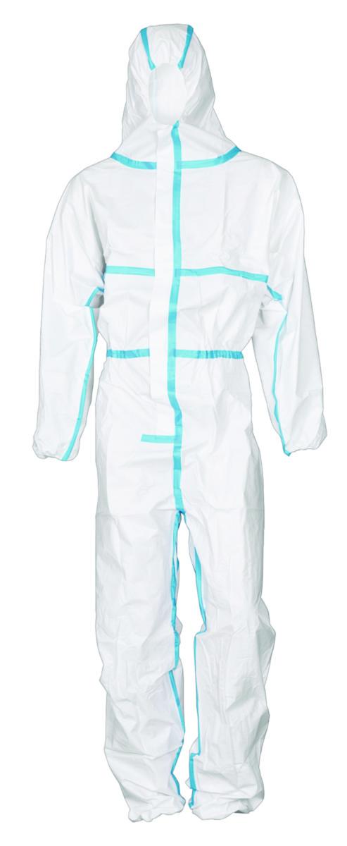 Korttidsoverall Activewear 300 - KORTTIDSOVERALL AW 300 VIT HUVA KAT 3 TYP 4B.5B.6B XXL