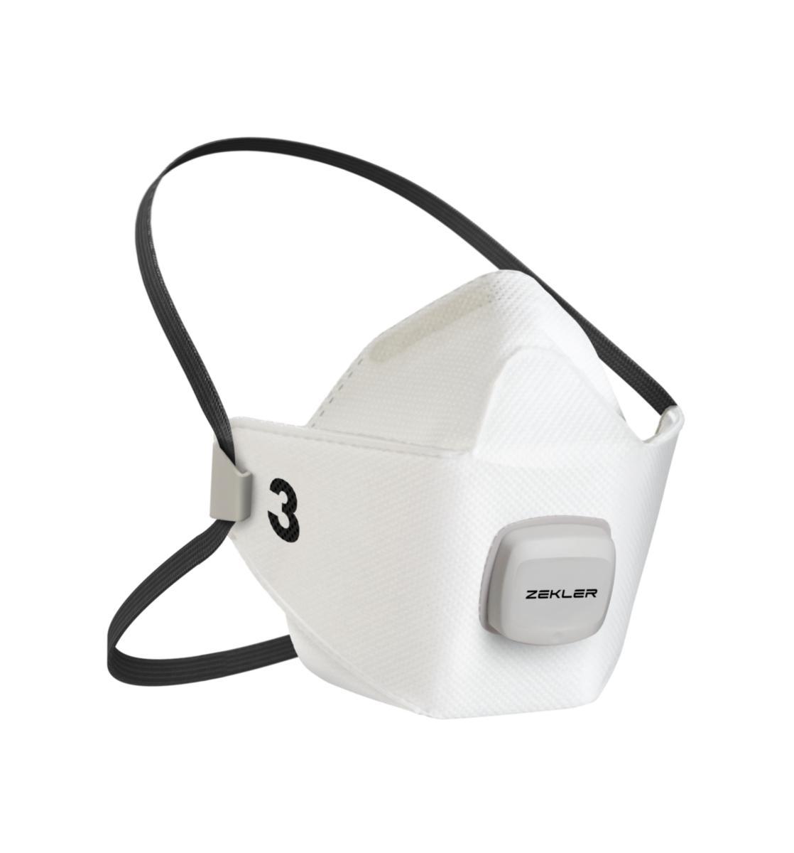 Filtrerande Halvmask Zekler 1503V - FILTRERANDE HALVMASK 1503V ZEKLER FFP3V STL M/L 10P