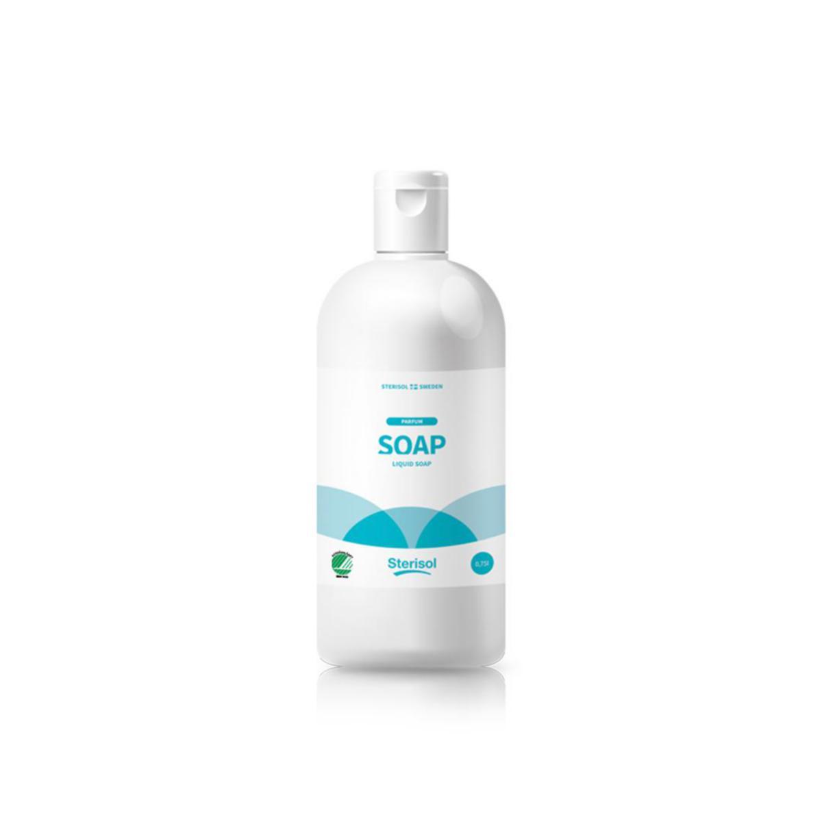 Flytande tvål Sterisol Sweden parfyrmerad - TVÅL FLYTANDE STERISOL SWEDEN 750 ML MED KORK