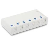 Uttagsbox Keystone Vit, Eurolan