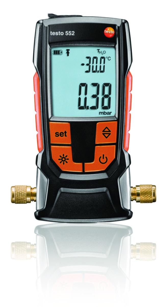 Elektronisk vakuummeter Testo 552 - VAKUUMMETER TESTO 552 0..+26.66 MBAR 0..20,000MICRON