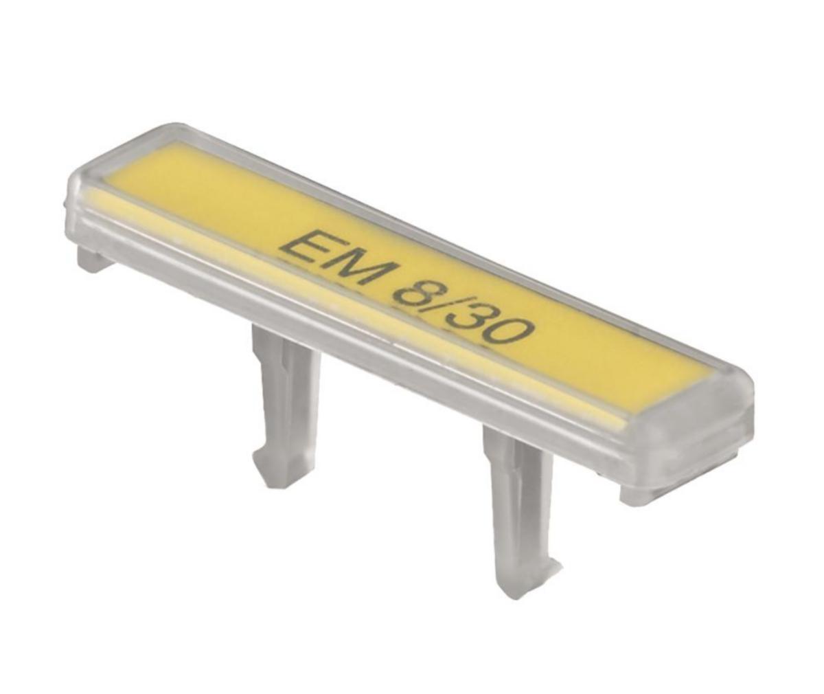 Ändstödsmärkning EM 8/30 - MÄRKNING EM 8/30. 32.4X7.2MM EM 8/30