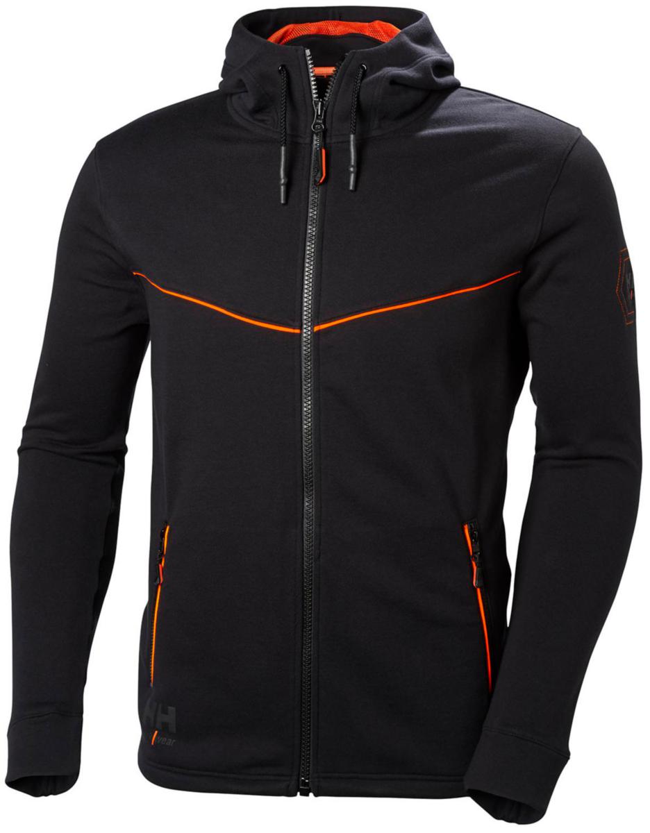 Huvtröja Chelsea Evolution Helly Hansen - HOODTRÖJA HH79197-990 SVART CHELSEA EVO STL L