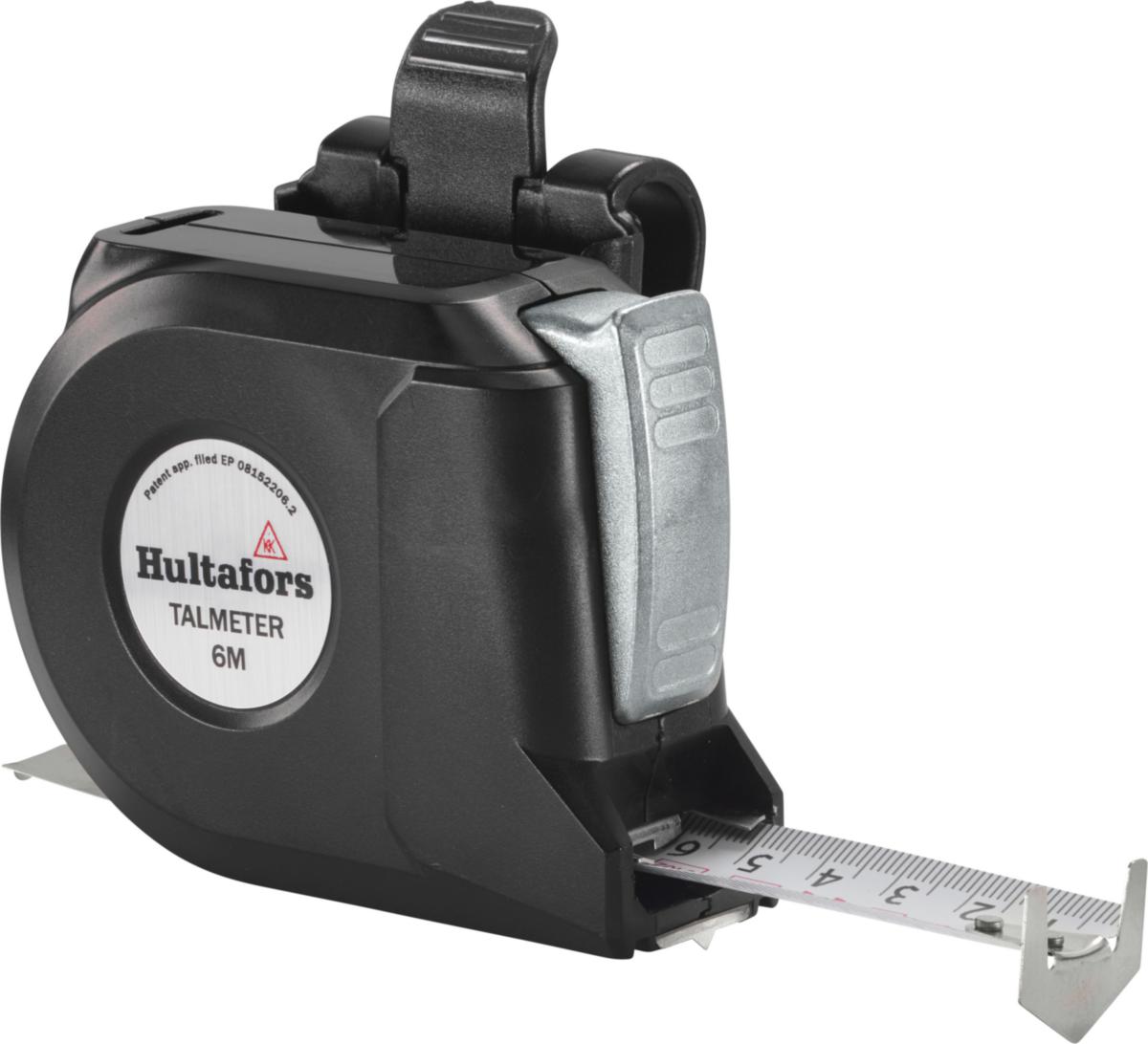 Märkmätare Hultafors Talmeter 6m - MÄRKMÄTARE HULTAFORS TALMETER 6M BREDD 25MM
