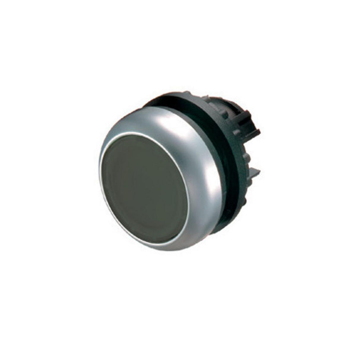 Tryckdon med plant trycke och fast funktion IP67, 69K - TRYCK-TRYCKDON PLANT SVART M22-DR-S