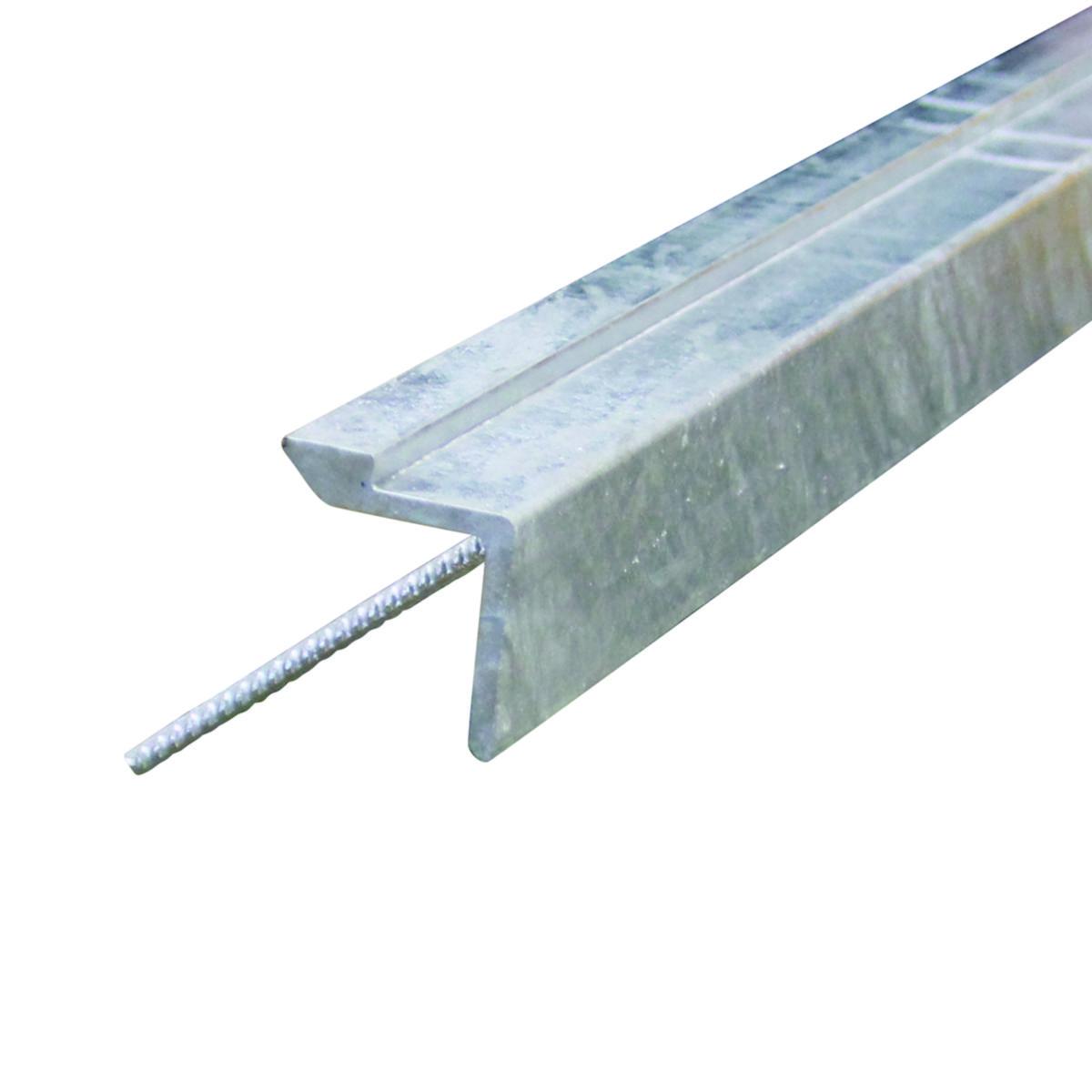 Kantstål för durkplåt - DURKPLÅTSPROFIL 50X50X5 L=3M PROFIL NR. 2 MED KRAMLOR