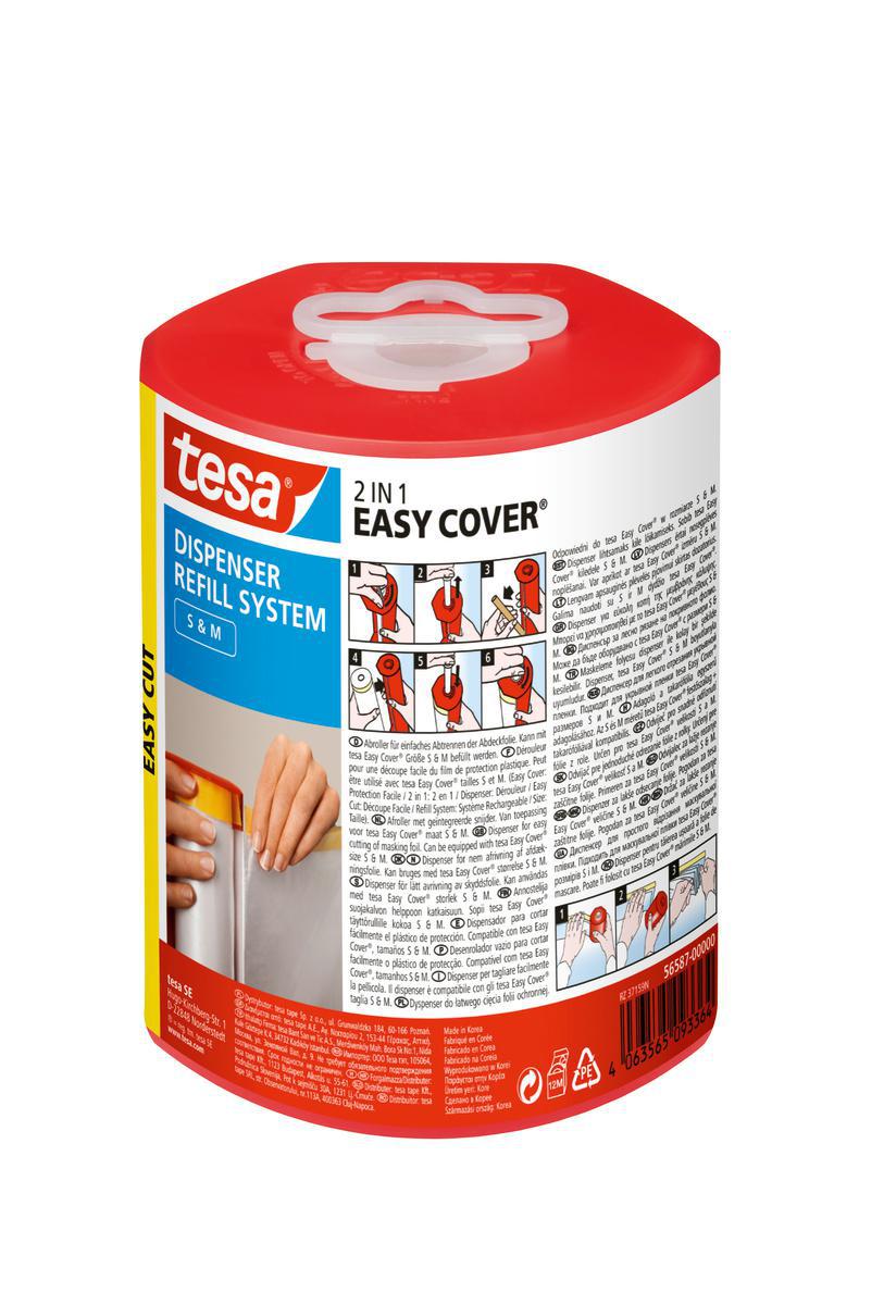 Dispenser, Tesa Easy Cover S/M - DISPENSER TESA EASY COVER ORANGE