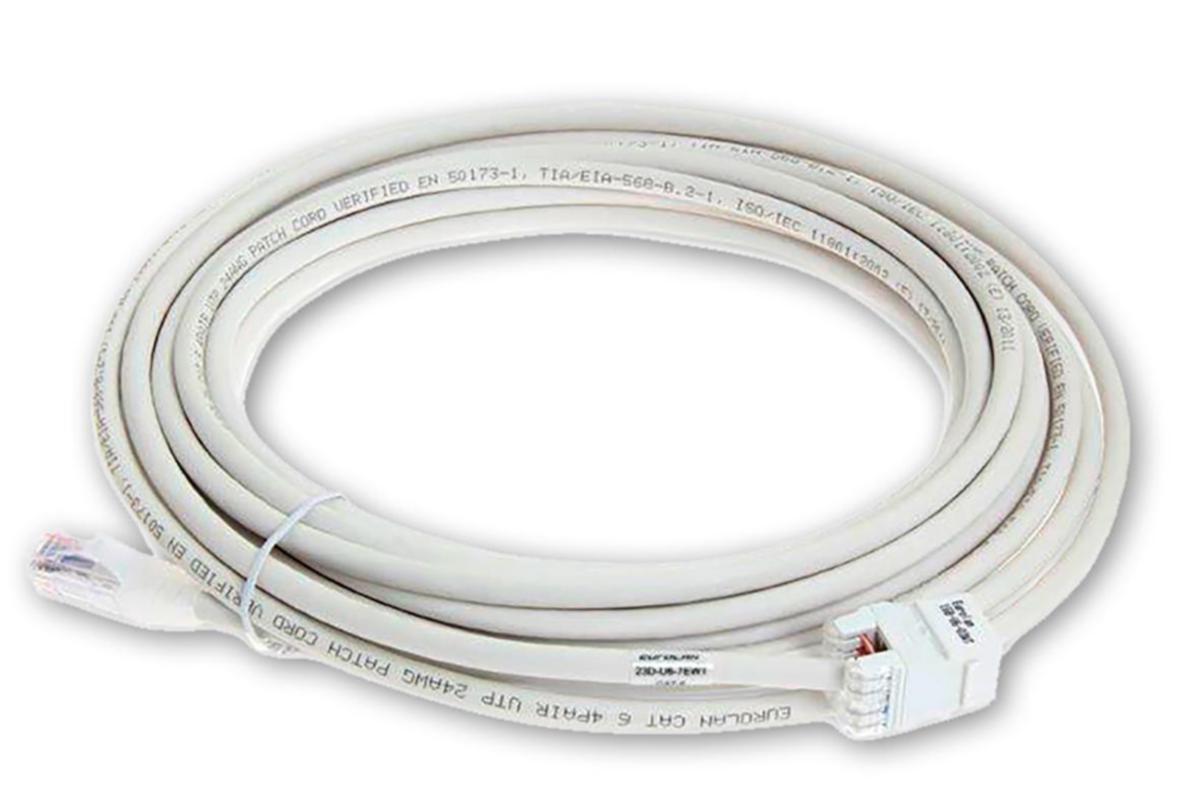 Nedföringskablage C6 U/UTP - NF KAB C6 U/UTP RJ45-KEY 15M 23D-U6-015WT