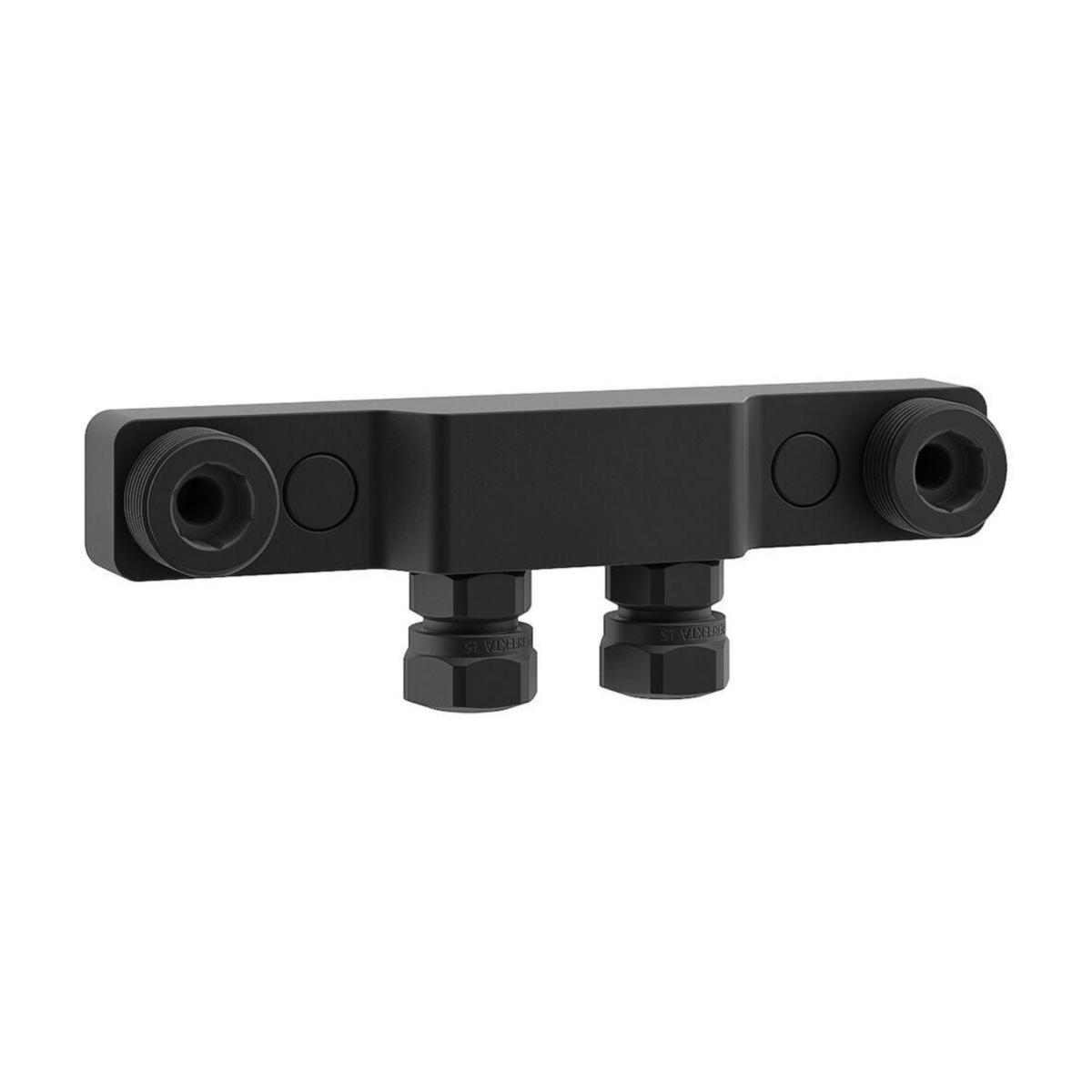 Blandarfästen 150/40 c/c, utanpåliggande rördragning, Trio - TRIO BLANDARFÄSTE 150/40 VASKA FÖR UTANP. RÖRDRAGN. MATTSVART