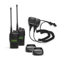 Komradio D400 BT Byggpaket, 2 enheter, monofon & laddare