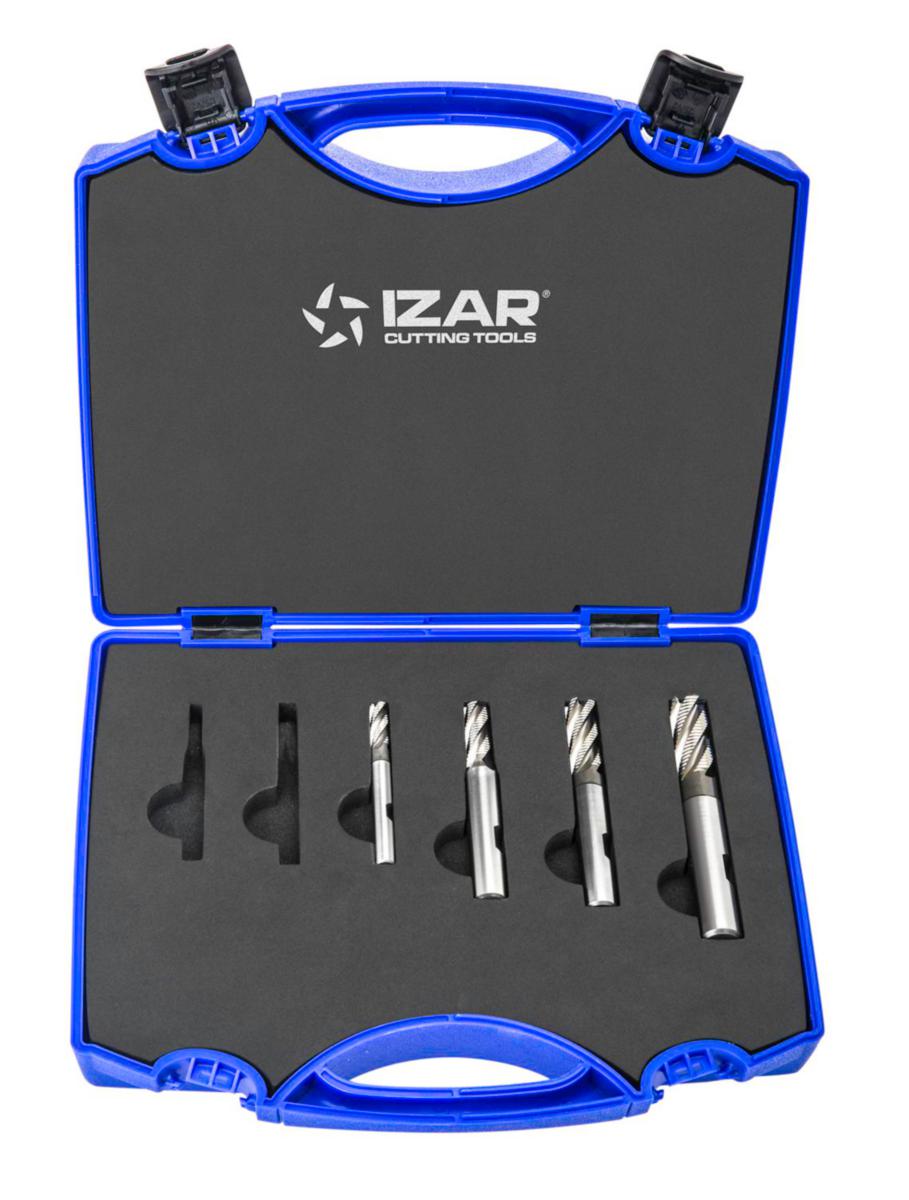 Pinnfrässats IZAR 6644 4-6Z 6-12 mm - PINNFRÄS IZAR 6644 4-6Z SET 6-8-10-12